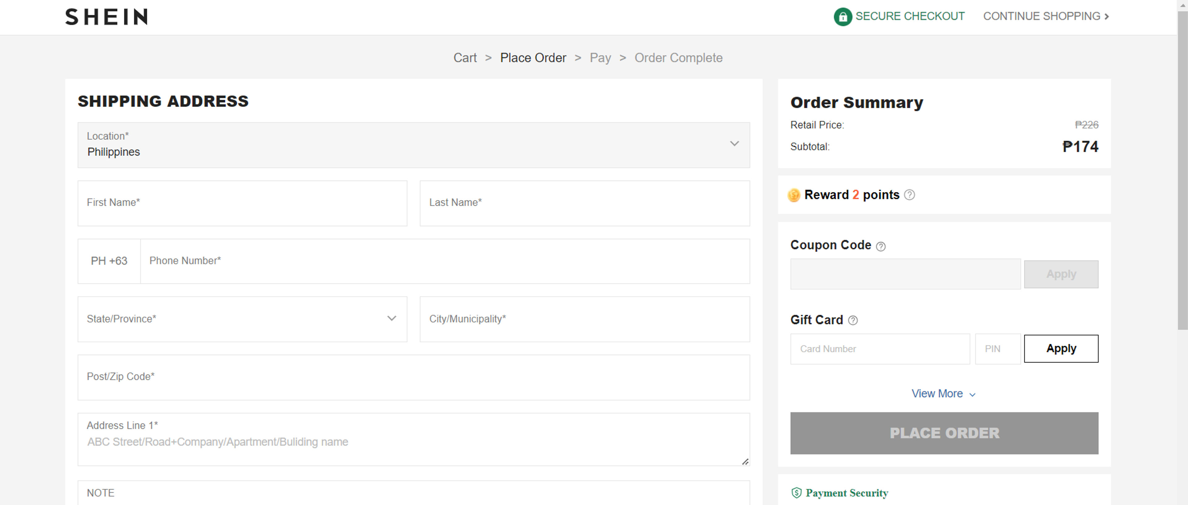 How to use coupon for SHEIN