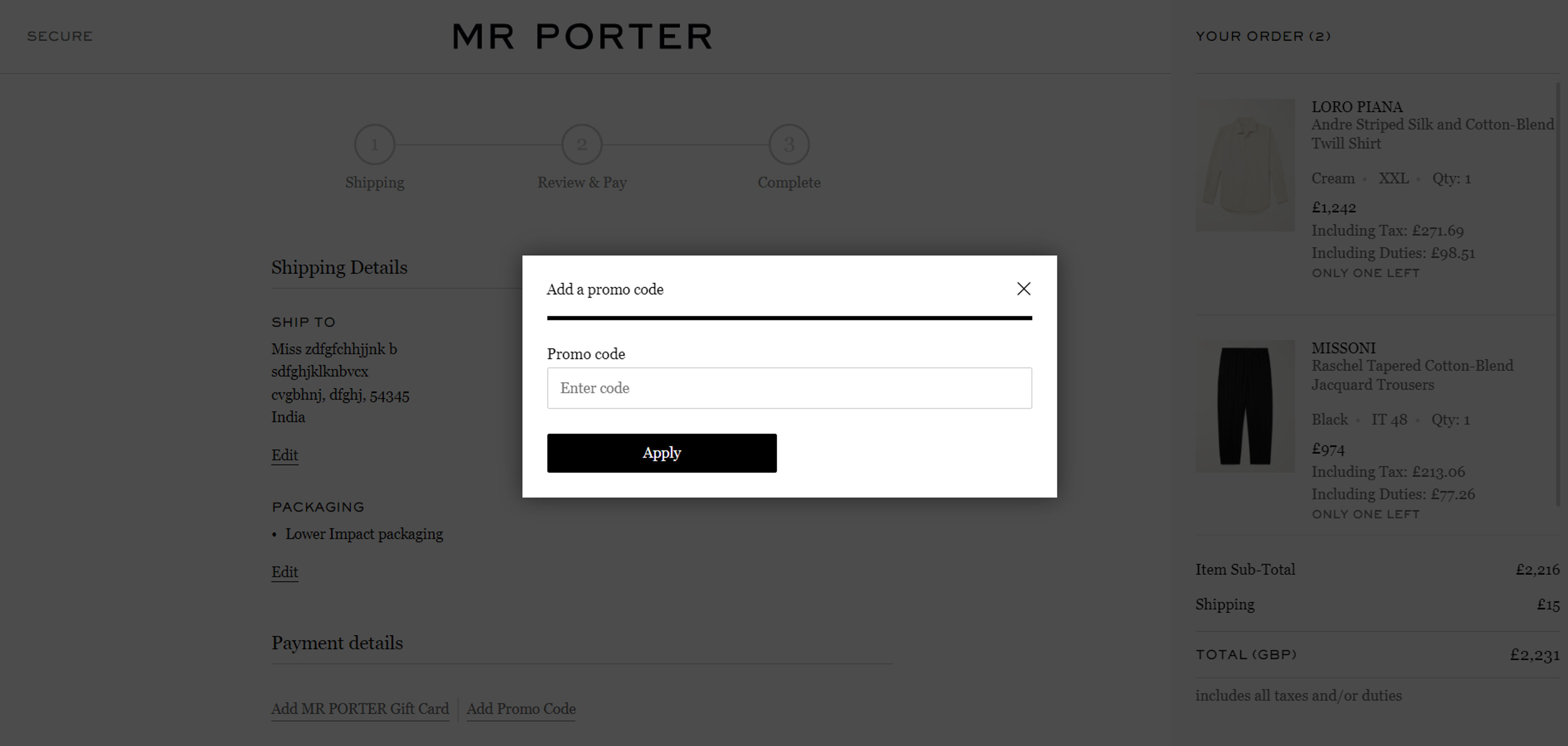 How to Use Coupon for Mr Porter