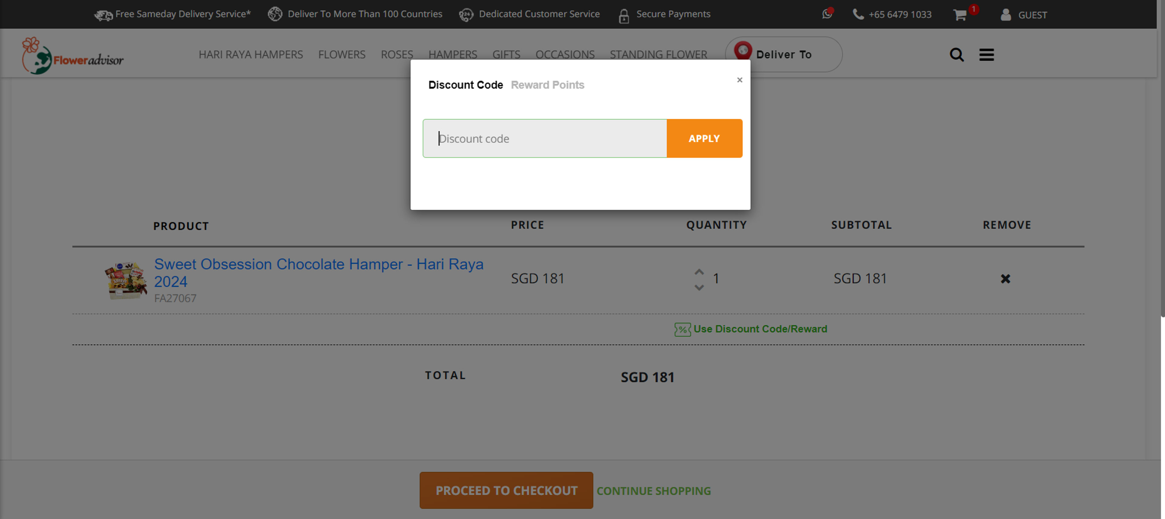 How to use coupon for Floweradvisor