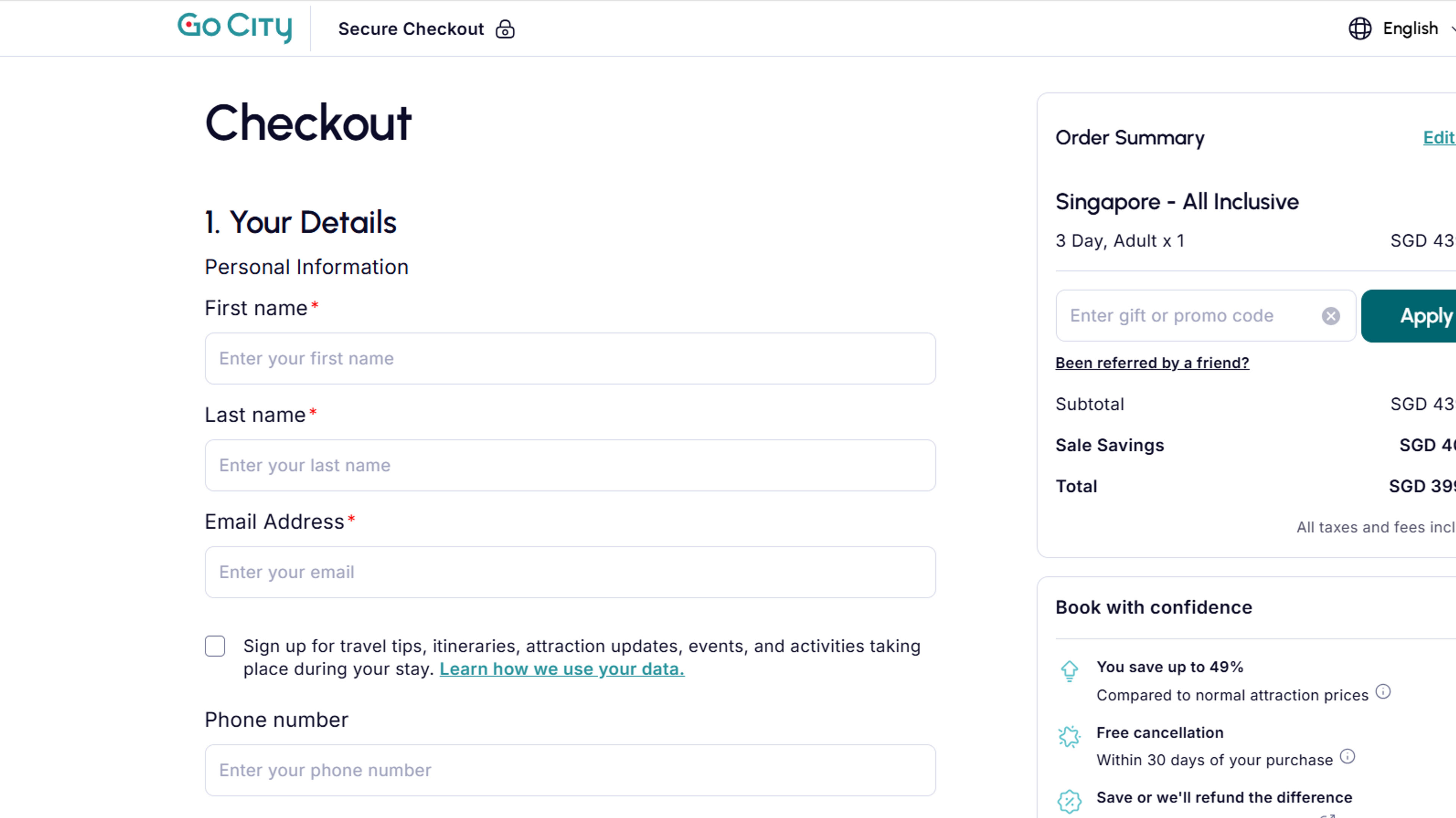 How to use coupon for Go City