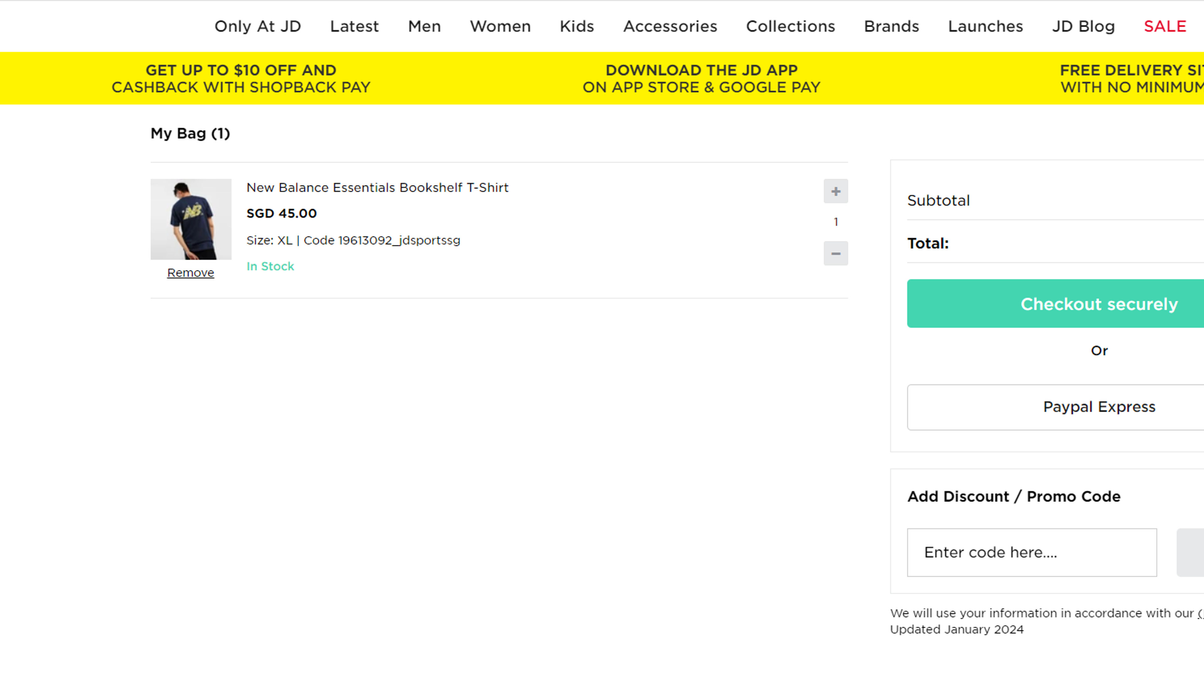 How to use coupon for JD Sports