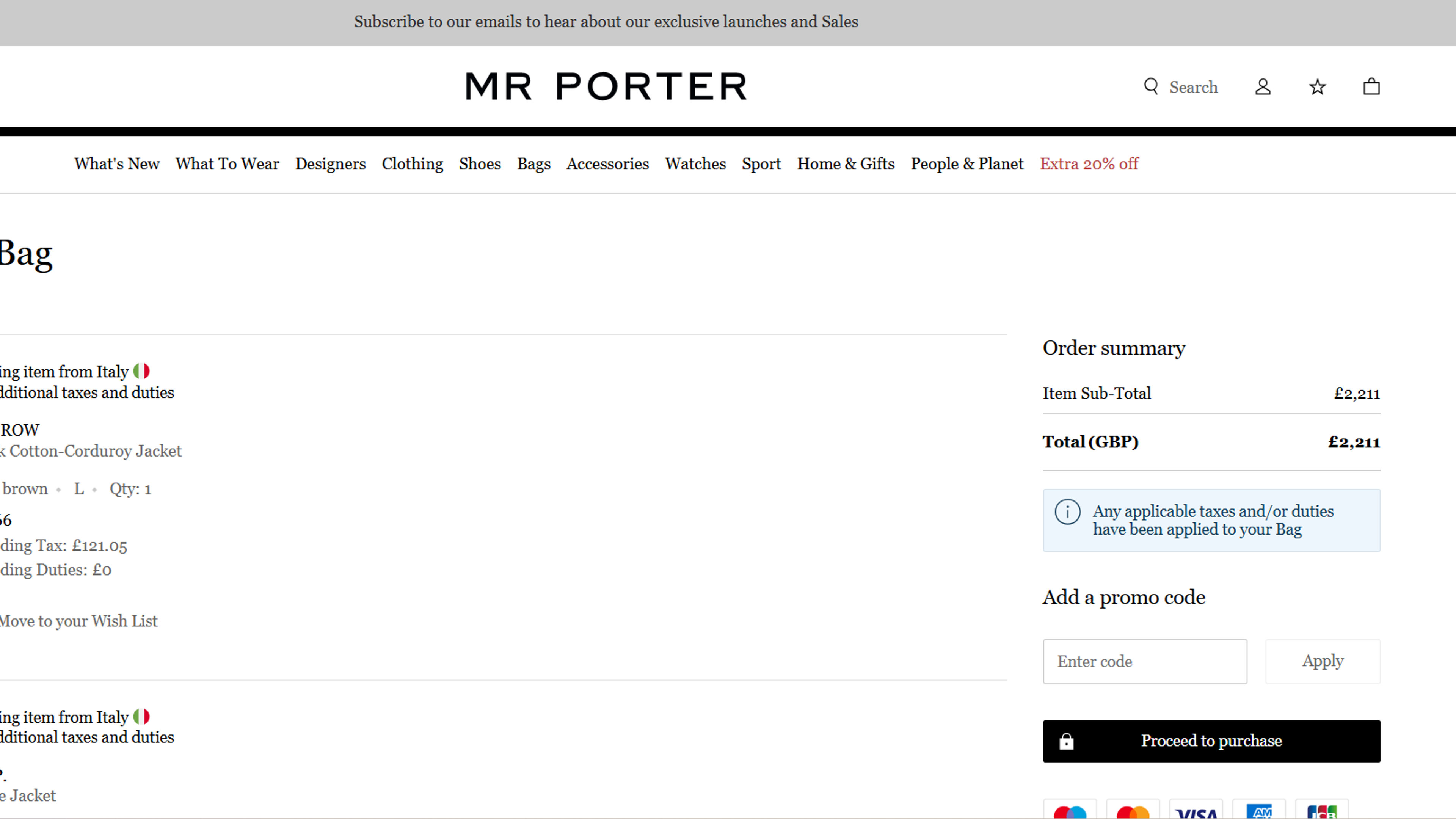 How to use coupon for Mr Porter
