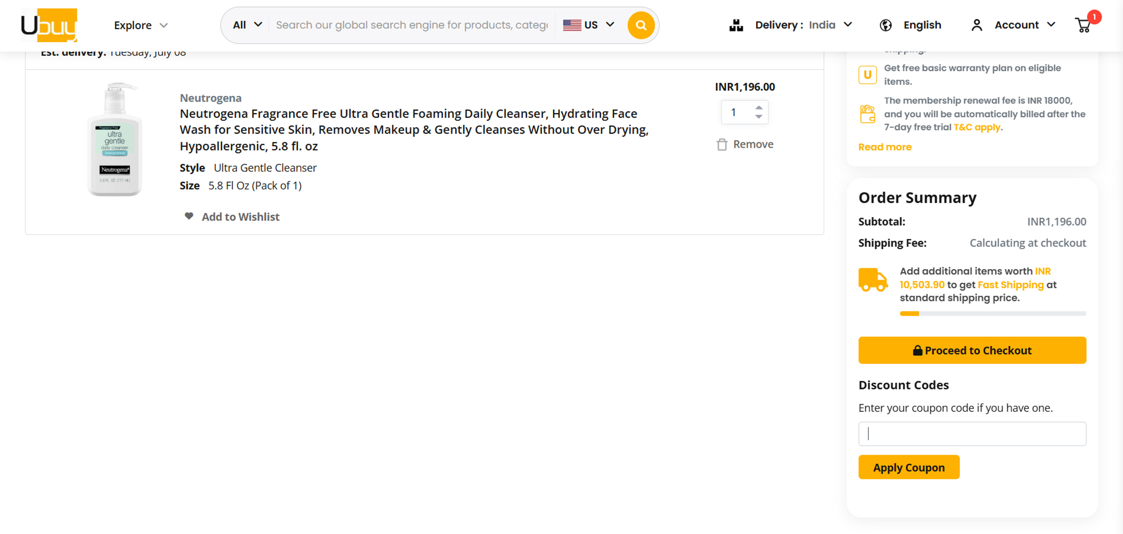 How to use coupon for Ubuy