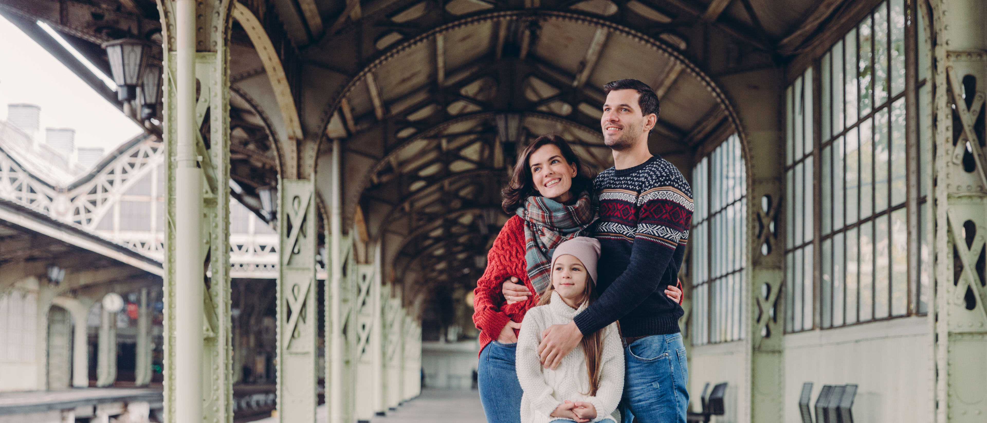 Family on a trip